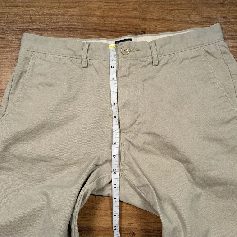 J.Crew 770 Broken In Chino Pants Mens 32x30 Beige Slim Straight Twill Casual
